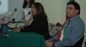 Sindaco di Verzino, Franco Parise e la dirigente scolastica Maria Cristina Marzullo