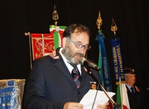 Il presidente A.N.C. Cariati Cataldo Santoro