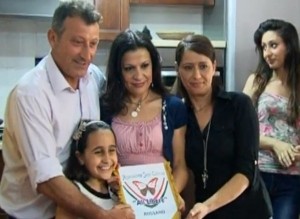 L'associazione 'Ali Libere' omaggia i genitori di Verdiana