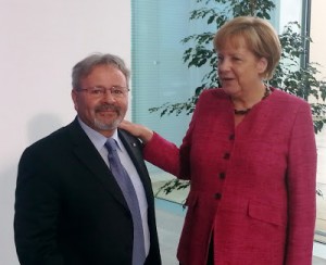 Scigliano  con la Merkel