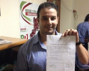 Candidatura Giuseppe Dell'Aquila