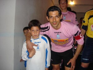 Raffaele Tambaro con il figlio
