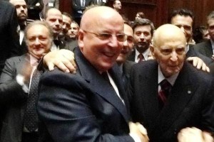 Mario Oliverio e Giorgio Napolitano