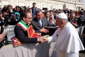 Delegazione di Cirò incontra Papa Francesco