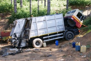 Camion rifiuti recuperato