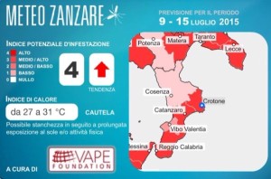 Mappa zanzare Calabria