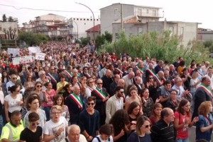 Protesta ospedale Locri