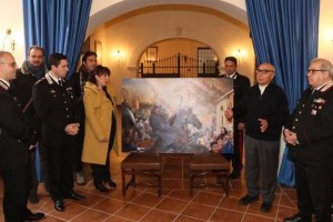 Consegna quadro 'L'assedio di Cosenza'