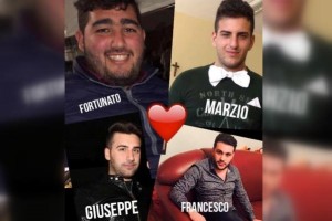 Fortunato Calderazzo, Marzio Canerossi e Francesco Carrozza e Giuseppe Speranza