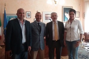 Giuseppe Veltri, Francesco Zannino, Vincenzo De Vivo e Elena Rosato