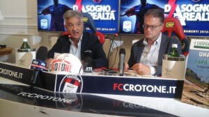 il presidente Raffaele Vrenna e Stefano Perrone area stadio