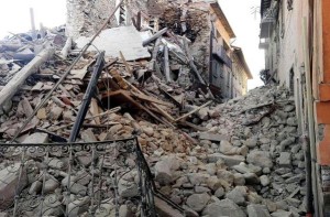 Terremoto tra Lazio e Marche (foto Ansa)