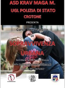 Corso base gratuito di Sopravvivenza Urbana all'Istituto Pertini di Crotone