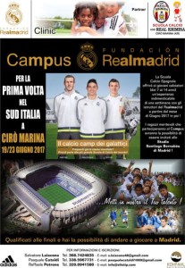 Il Real Madrid a Cirò Marina, un campus in estate per scovare i talenti calabresi