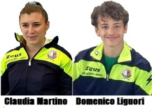 Atleti Claudia Martino e Domenico Liguori