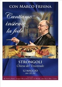 Grande evento culturale a Strongoli per gli amanti della musica sacra Locandina