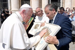 Michele Affidato ricevuto da Papa Francesco1