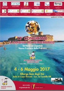 XIII edizione per il Congresso Nazionale Il bambino del mediterraneo