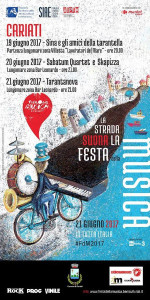 Festa della musica 2017- a Cariati tre serate di concerti gratis