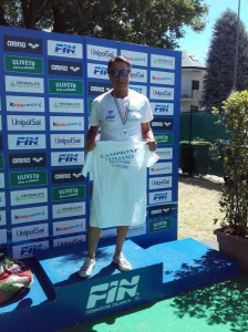 Crotone, Congratulazioni al neo campione italiano master di nuoto Enzo Foglia