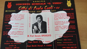 Il Presidente della Banda Musicale di Scala Coeli sul canone d'affitto della sede concessa dal Comune (1)