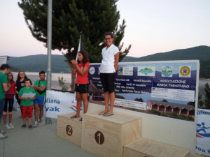 Canoa Irene Acera Gomez della Lega navale Crotone, campionessa regionale2