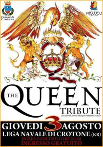Il 3 agosto per ColoriAmo Crotone il concerto dei Queen Tribute