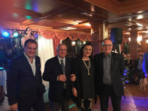 Massimo Marrelli e Antonella Stasi insieme ai Professori Francesco Centofanti e Arnaldo Filippini