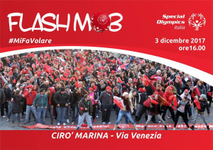 Il Flash Mob di Special Olympics il 3 dicembre a Cirò Marina