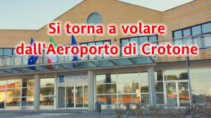 Si torna a volare dall'Aeroporto di Crotone