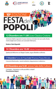 10 edizione Festa dei Popoli in Piazza Mercato a Crotone
