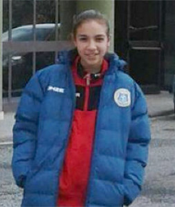 Mariapia Forciniti, dodicenne di Cariati scelta dal Crotone Calcio per uno stage a Gallipoli
