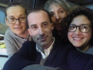 Le creazioni dell’Associazione coriglianese “L’Officina delle Idee” a Sanremo - Monika Kiemlik, Fabio Pistoia, Giulia Giordano e Raffaella Marrazzo.