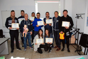 Otto nuovi operatori di Primo Soccorso BLSD con l'utilizzo del defibrillatore formati a Cirò Marina (44)