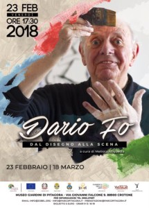 Mostra “Dario Fo dal disegno alla scena” 23 febbraio – 18 marzo a Crotone