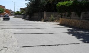 Danneggiata una strada a “Le Cannella” con solchi sulla carreggiata