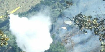 Incendi, all’opera tre mezzi aerei a Rossano