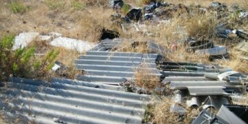 Abbandono amianto, fenomeno in aumento, multe fino a 30mila euro