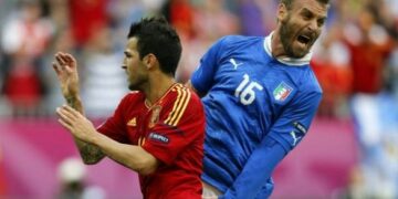 Italia-Spagna sul maxi schermo ad Hannover