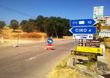 Chiusa la strada provinciale Cirò-Cirò Marina