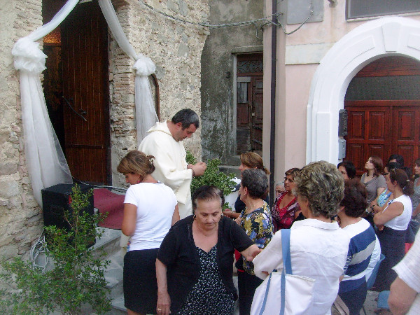 Messa alla chiesa della Madonna del Carmelo