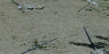 Parco giochi distrutto dai vandali a Caloveto