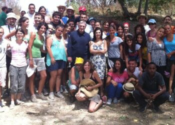 Don Ciotti incontra i ragazzi di Libera