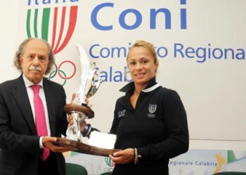 Coni Calabria, Praticò premia Rosalba Forciniti
