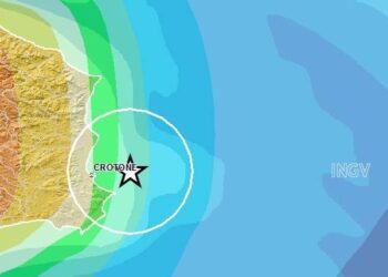 Terremoti, lieve scossa a largo di Crotone