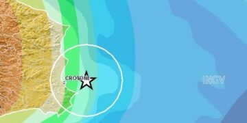 Terremoti, lieve scossa a largo di Crotone
