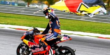Il cirotano Sandro cortese e’ campione del mondo di Moto3