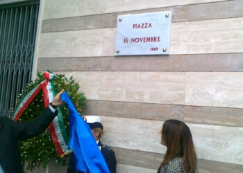 Tragedia ferroviaria 1989, scoperta targa ‘Piazza 16 novembre’