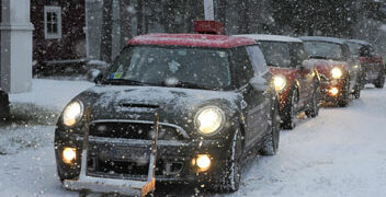 Mini goes to Santa Claus: le piccole inglesi da Babbo Natale