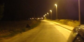 Papanice, si illumina viale Calabria